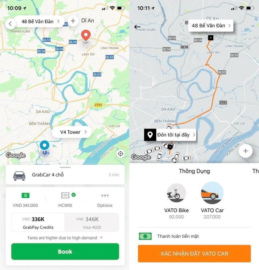 Khong con Uber, Grab doi gia, huy cuoc vo toi va hinh anh 1