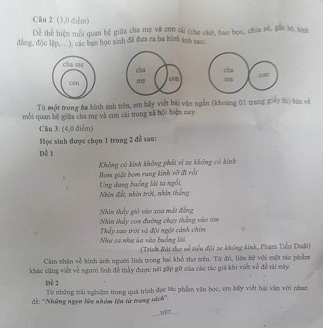 De thi Ngu van vao lop 10 o Sai Gon hinh anh 2