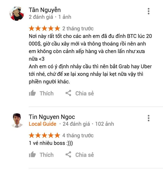 Cay cau 'vinh biet Bitcoin' o Sai Gon tren Google Maps hinh anh 2