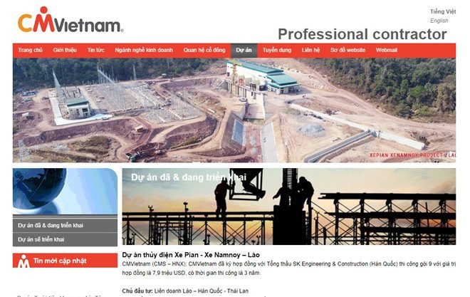 Mot cong ty Viet Nam tham gia du an thuy dien bi vo dap o Lao hinh anh 3