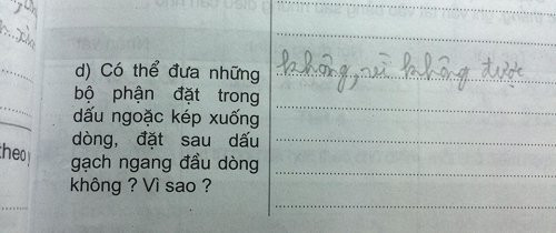  Không được là vì không được thôi 