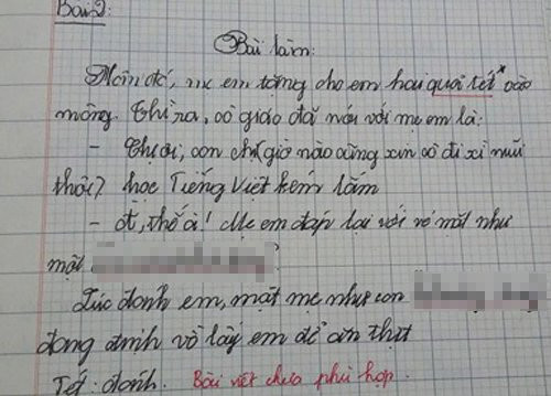  Lúc đánh em, mặt mẹ như một con ... đang định vồ lấy em để ăn thịt... 