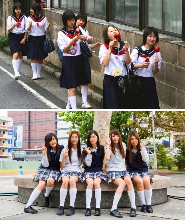 Cosplay đồng phục theo phong cách nữ sinh Nhật Bản