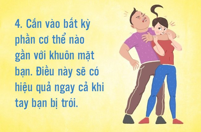 7 kỹ thuật tự vệ tay không khi bị kẻ xấu tấn công