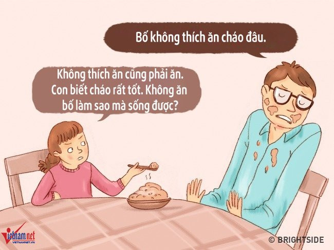 Những mẩu hội thoại “nếu con cái nói câu của cha mẹ” đáng suy ngẫm