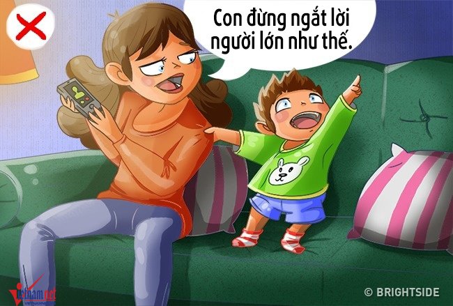 Sai lầm của cha mẹ tạo thói quen xấu cho con