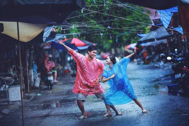 Bo anh cuoi bang ao mua cua doi 9X hinh anh 1