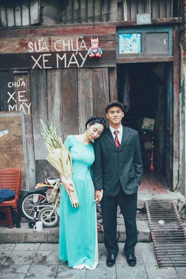 Cap 9X chup anh cuoi tai hien Ha Noi nhung nam 80 hinh anh 3