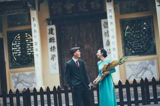 Cap 9X chup anh cuoi tai hien Ha Noi nhung nam 80 hinh anh 2