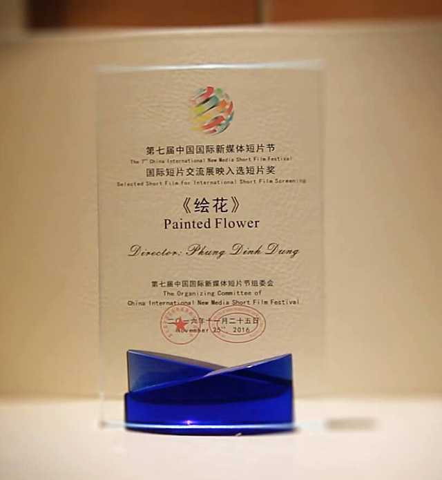 Và chứng nhận bộ phim hoạt hình Painted Flower được lựa chọn trình chiếu tại SCFF 2016.