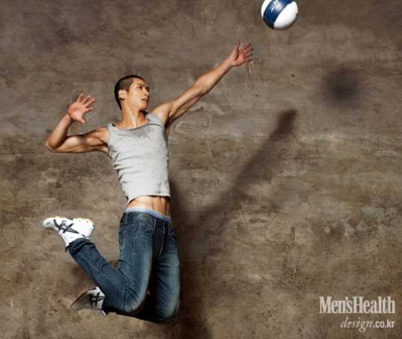 'Nam than bong chuyen' cao 1,98 m noi tieng tai Han Quoc hinh anh 8