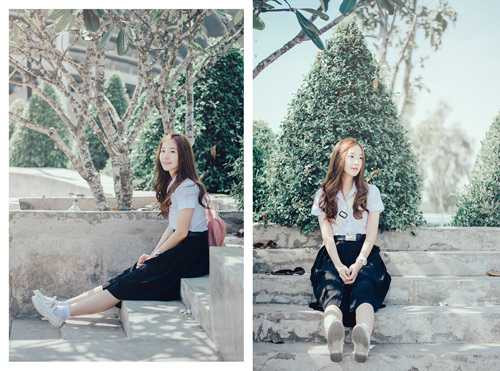 nu sinh truong y giong “nu than han quoc” nhu 2 giot nuoc hinh anh 17