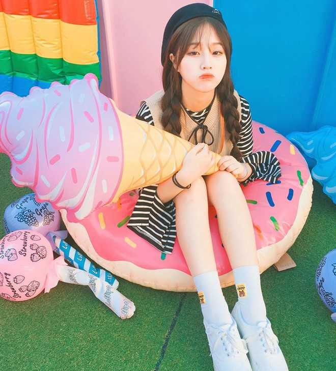Nhan sac xinh dep cua 9X Han Quoc moi noi tren mang hinh anh 3