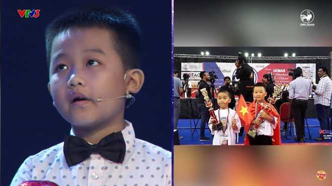 Cau be 7 tuoi lam toan bang tieng Anh nhanh nhu may tinh hinh anh 1