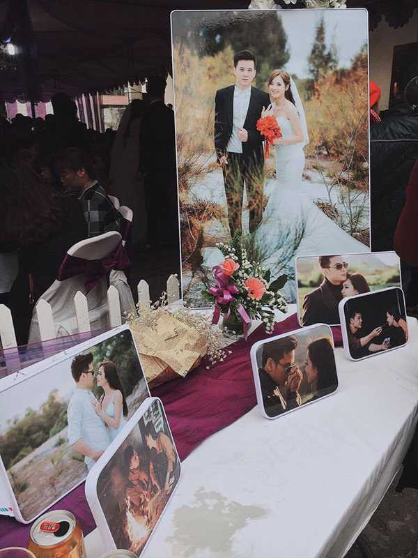 Chú rể của Hương là Vũ Tuấn (SN 1987) sống tại Hà Nội. Anh là một doanh nhân.