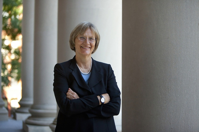 Giáo sư Drew Gilpin Faust, Hiệu trưởng ĐH Harvard (Mỹ) sẽ có buổi thuyết trình trước sinh viên TPHCM vào ngày 23/3 tới (ảnh Harvard University)