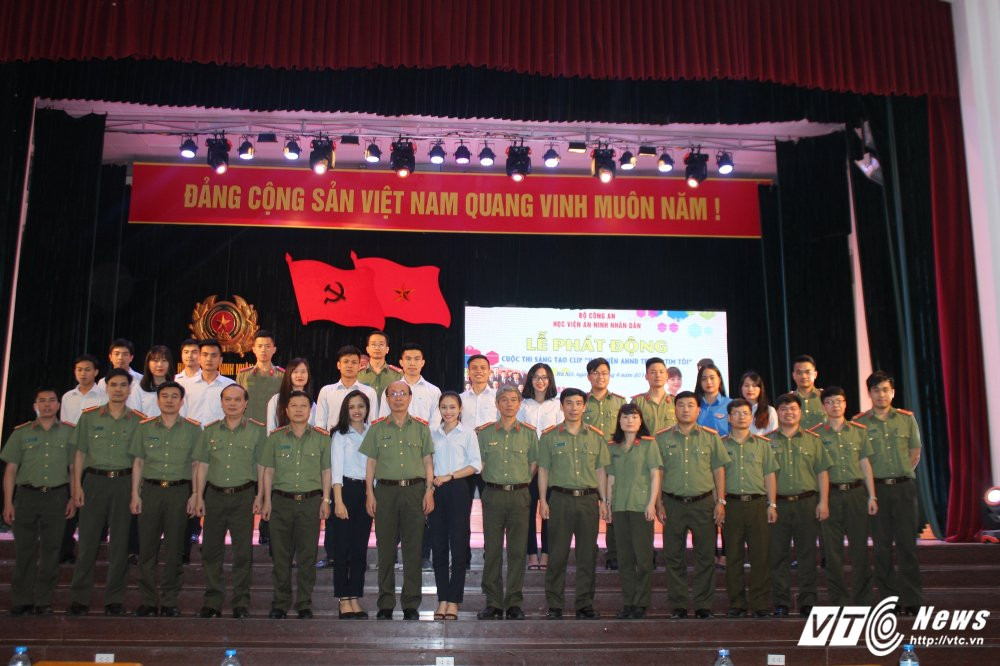 Hinh anh Hang nghin sinh vien tham gia sang tao clip ‘Hoc vien An ninh nhan dan trong tim toi’ 5