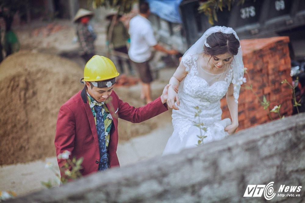 Hinh anh Anh cuoi ‘phien ban tho xay’ cua cap doi Ha Tinh gay ‘sot’ 18