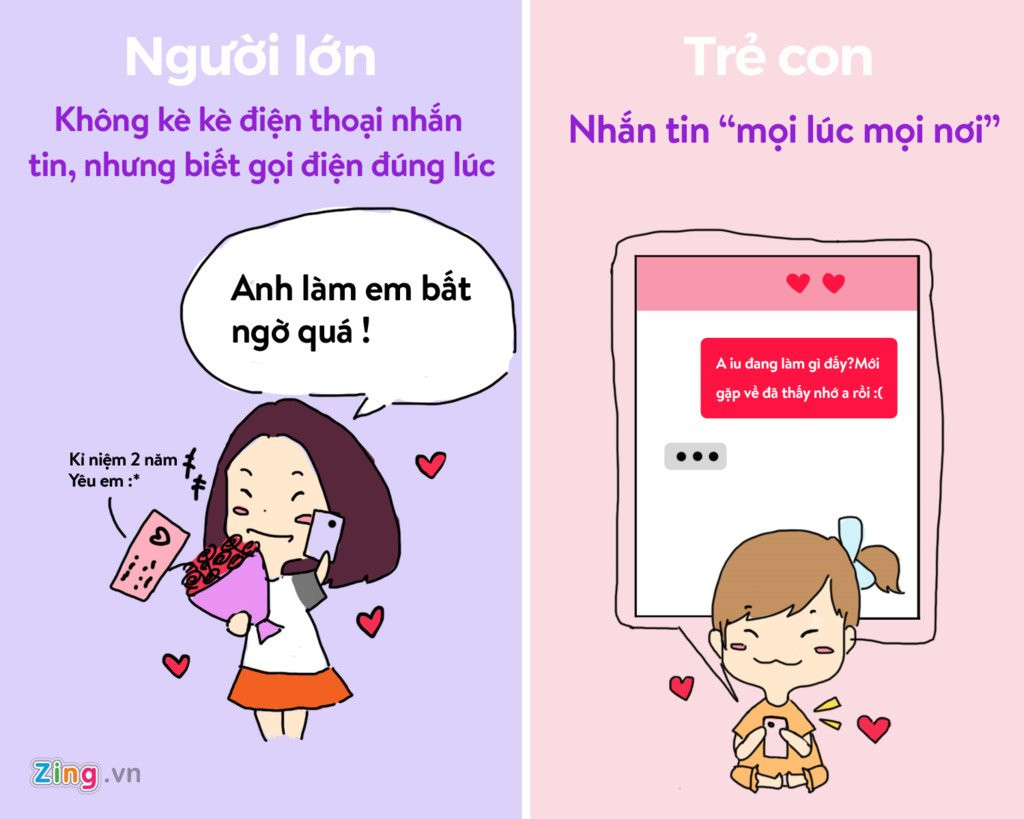 Su khac biet giua tinh yeu nguoi lon va tre con hinh anh 1