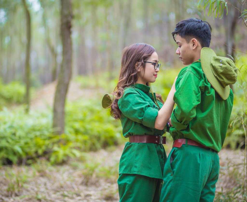 Hoc sinh Bac Giang chup anh ky yeu 'Chung toi la chien si' hinh anh 5