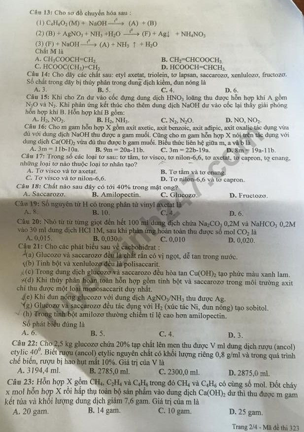 De thi thu THPT Quoc gia mon Hoa Chuyen Ha Long 2018 lan 1