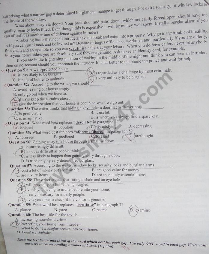 De thi thu THPT Quoc gia mon Anh Chuyen Hung Yen 2018