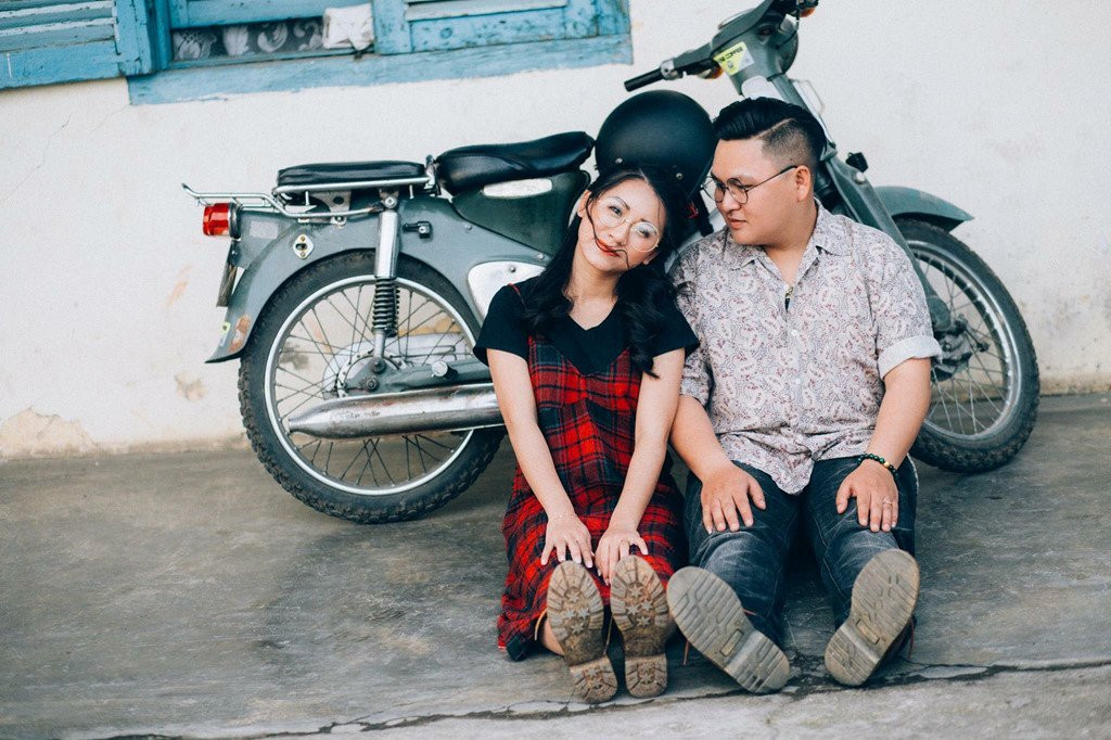 Bo anh cuoi doi tre 'chi oi, anh yeu em' chenh nhau 50 kg va 30 cm hinh anh 3