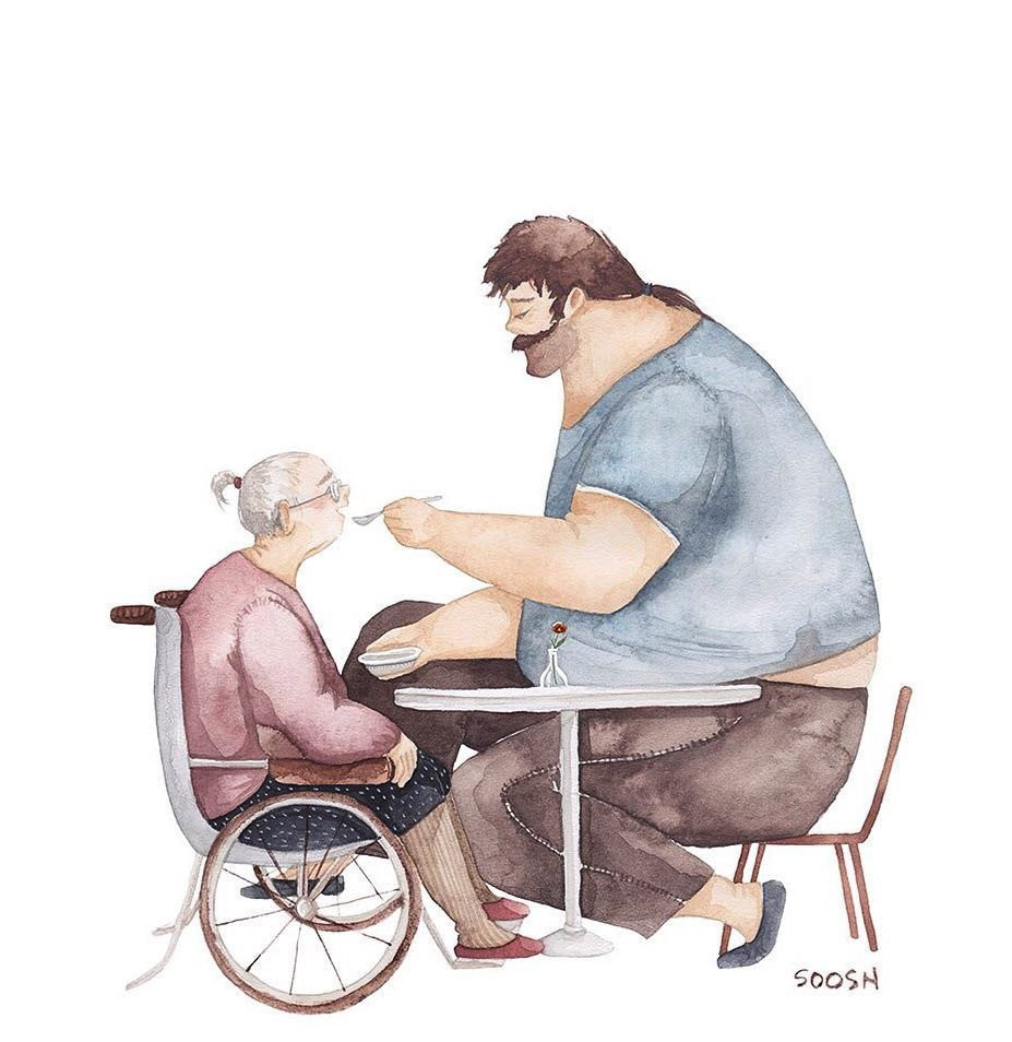 Bo tranh ve gia dinh cham toi cam xuc nguoi xem hinh anh 9