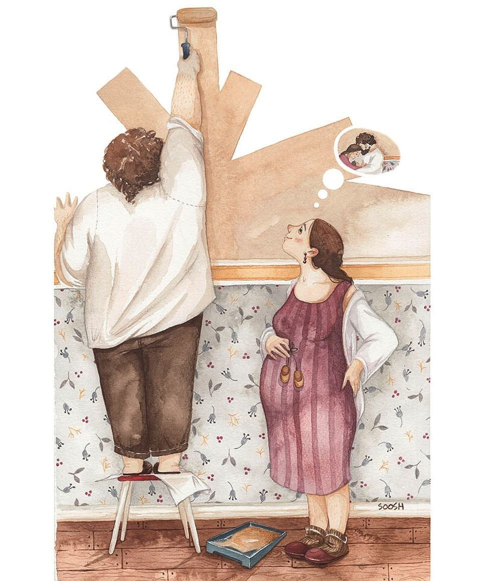 Bo tranh ve gia dinh cham toi cam xuc nguoi xem hinh anh 12