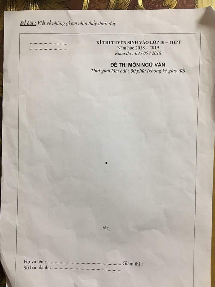 de thi van 1 dau cham