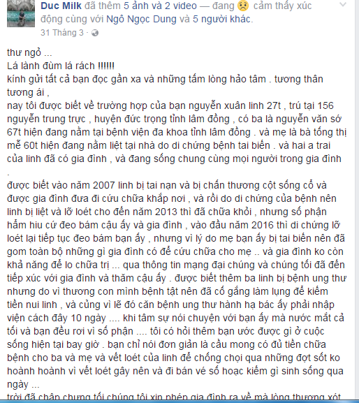 Hinh anh Chang trai liet 2 chan phai ngoi xe lan dam me thien nguyen 6