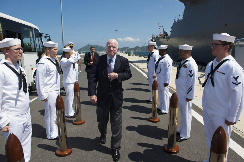 Sen. John McCain - USS John McCain - Vietnam 2.6.2017 - Cam Ranh - US MD 10