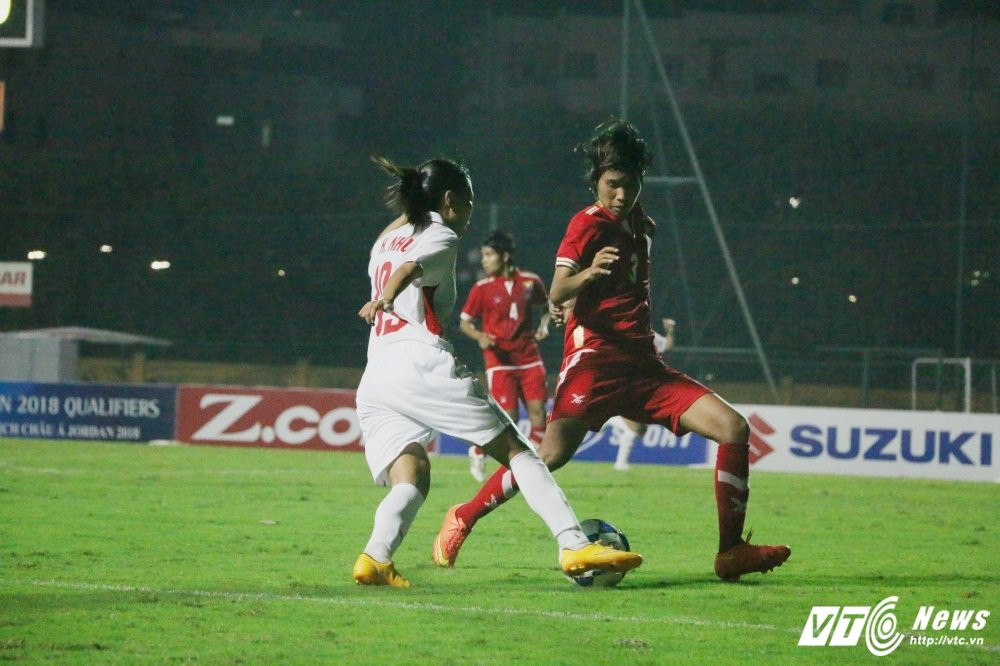 Hinh anh Tuyen nu Viet Nam: Chien dau can truong de gianh ve di Asian Cup 2018 24