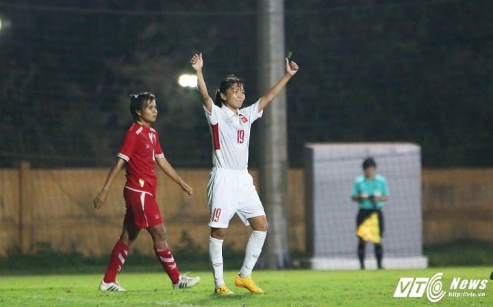 Hinh anh Tuyen nu Viet Nam: Chien dau can truong de gianh ve di Asian Cup 2018 37