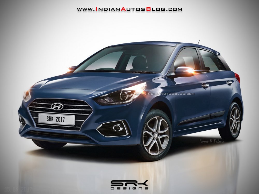 2018-Hyundai-i20-facelift-rendered-in-blue-colour