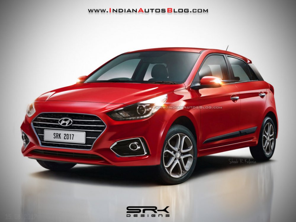 2018-Hyundai-i20-facelift-rendered-in-red-colour-1024x768