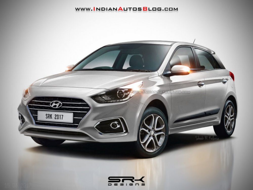 2018-Hyundai-i20-facelift-rendered-in-silver-colour-1024x768 4