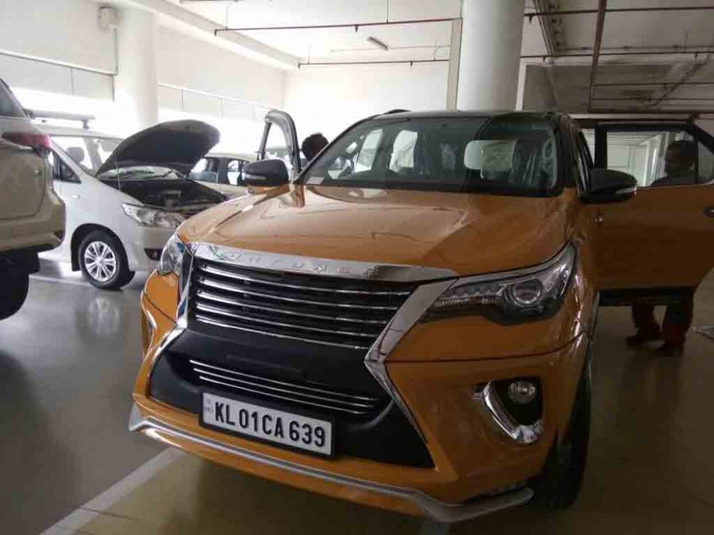 Custom-Toyota-Fortuner-with-new-Nippon-body-kit-grille