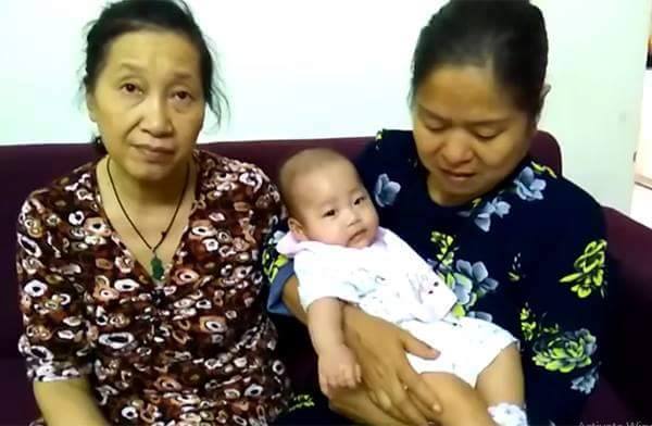 bé gái bị bỏ rơi ở Hà nội