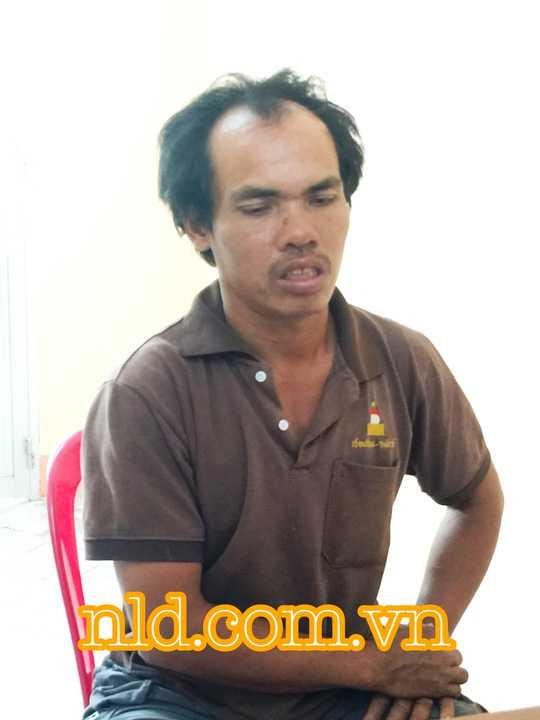 Phan Văn Mừng tại cơ quan công an