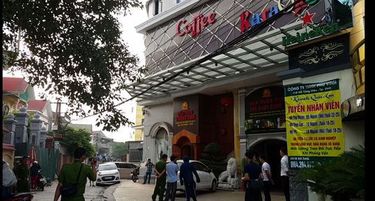 Nơi xảy ra vụ hỗn chiến trước quán karaoke Quán Lau