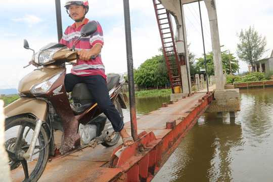 Khu vực ông Châu Ngọc Lực rơi xuống sông