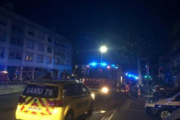 Emergency-services-at-the-scene-of-a-fire-in-Rouen
