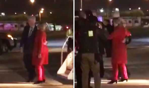 Hillary-Clinton-helped-into-car-by-Bill-729873