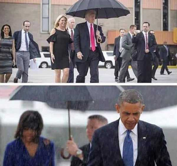 Khi-Obama-va-Trump-di-voi-phu-nu-duoi-mua-1