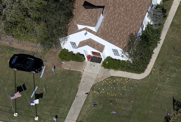 An-aerial-photo-showing-the-site-of-a-mass-shooting-at-the-First-Baptist-Church-of-Sutherland-Spring 4