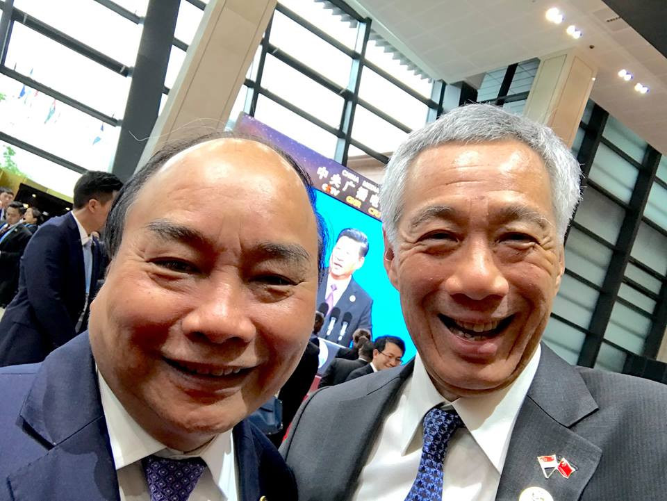 thu tuong singapore selfie cung nguyen xuan phuc