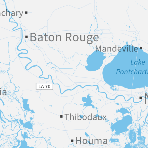 Thành phố Baton Rouge ở bang Louisiana