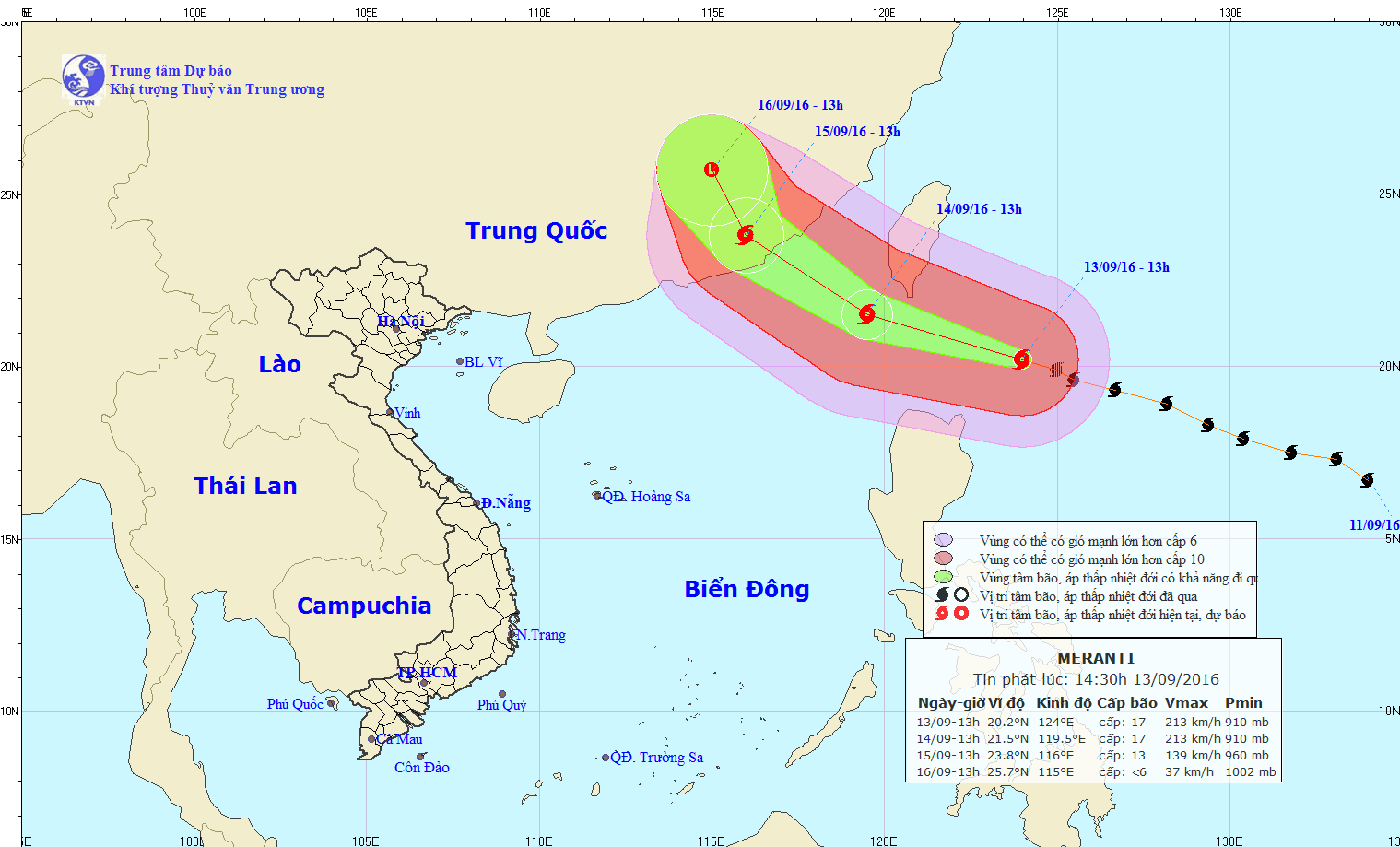Manh ngang Haiyan, sieu bao Meranti do bo vao Dai Loan hinh anh 1