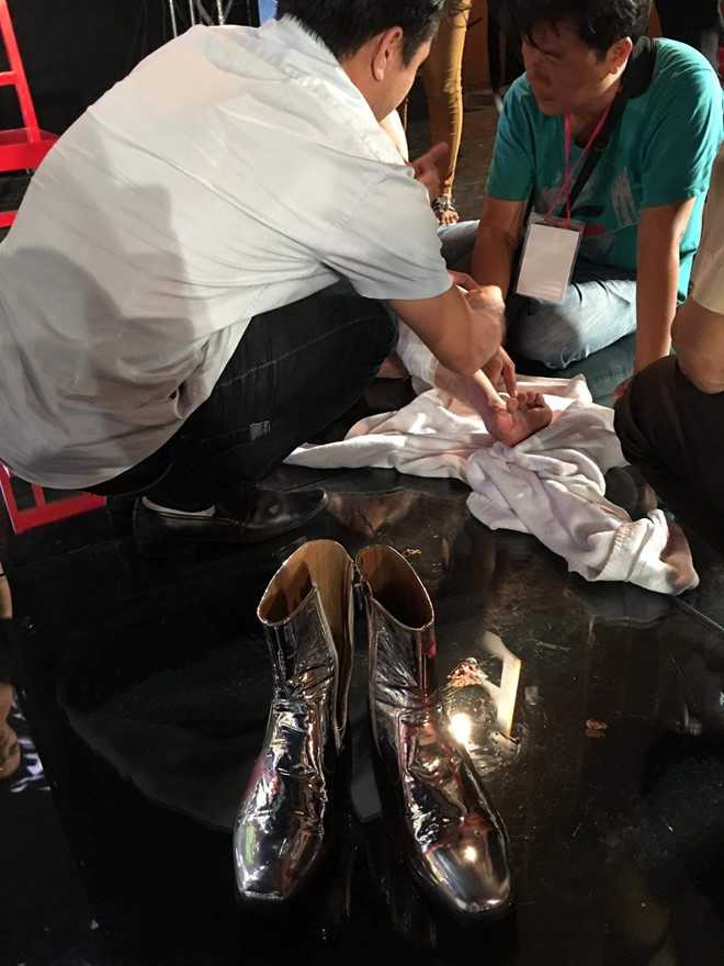 Dam Vinh Hung gap tai nan ngay truoc them live show hinh anh 1